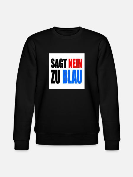 dit non au bleu - Sweat bio CHANGER Stanley/Stella Unisexe - noir