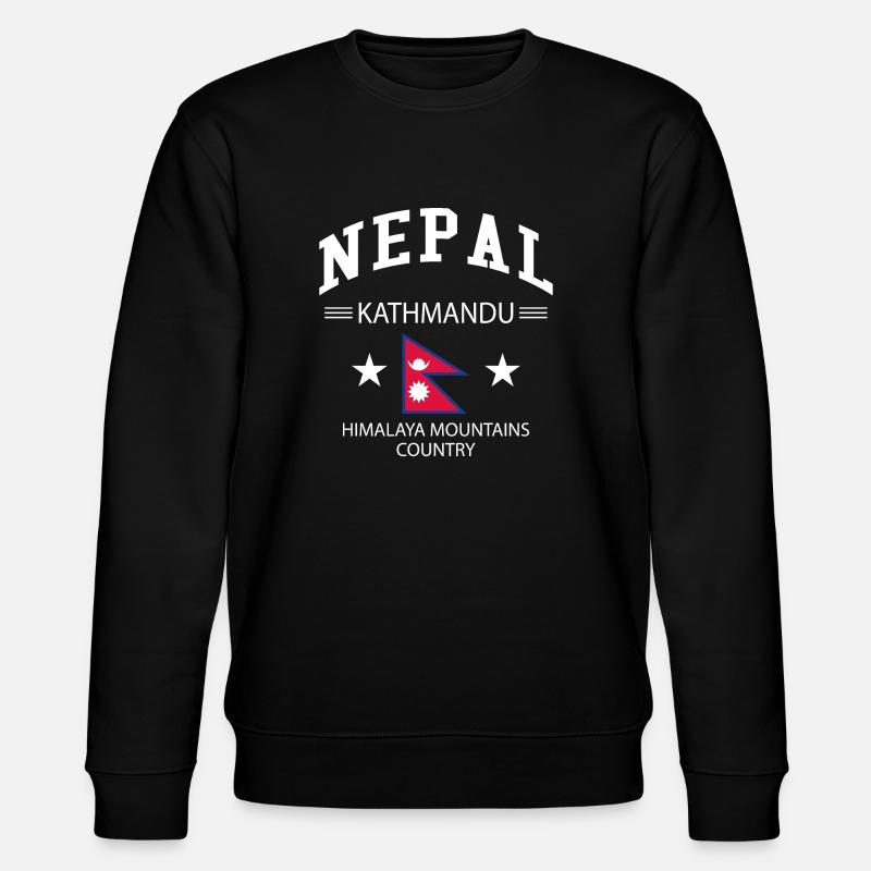 Népal - Sweat bio CHANGER Stanley/Stella Unisexe - noir