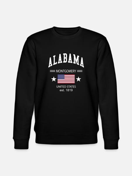 Alabama - Stanley/Stella Unisex Bio-Sweatshirt CHANGER  - Schwarz