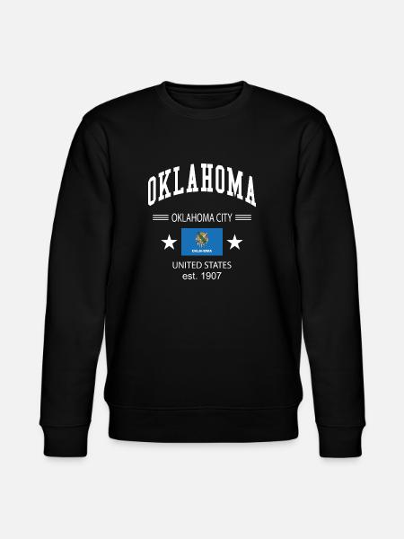 Oklahoma - Stanley/Stella CHANGER Unisex Organic Sweatshirt - black