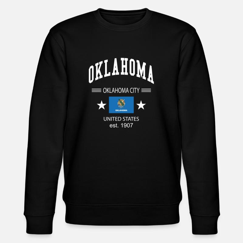 Oklahoma - Stanley/Stella CHANGER Unisex Organic Sweatshirt - black