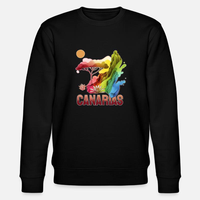 POTPOURRI CANARIO Nº1 - Stanley/Stella Unisex Bio-Sweatshirt CHANGER  - Schwarz