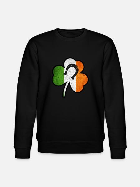 St Patricks Day - Stanley/Stella CHANGER Unisex Organic Sweatshirt - black