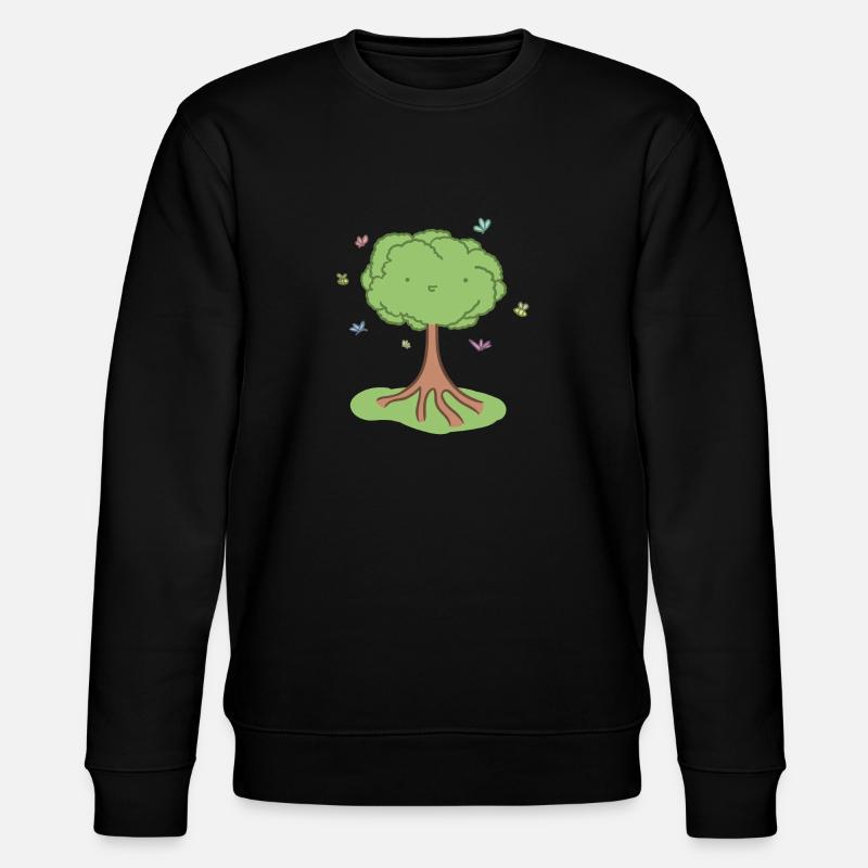 Cute tree - Stanley/Stella CHANGER Unisex Organic Sweatshirt - black