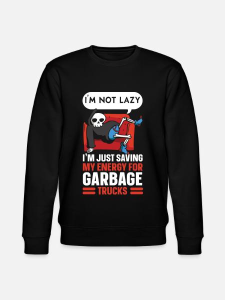 Skraldebil Affaldsopsamler Genbrug af affald - Stanley/Stella økologisk unisex-sweatshirt CHANGER - sort