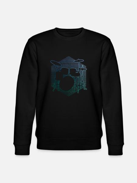 Drumming Drums Women Drummer - Stanley/Stella CHANGER Unisex Organic Sweatshirt - black