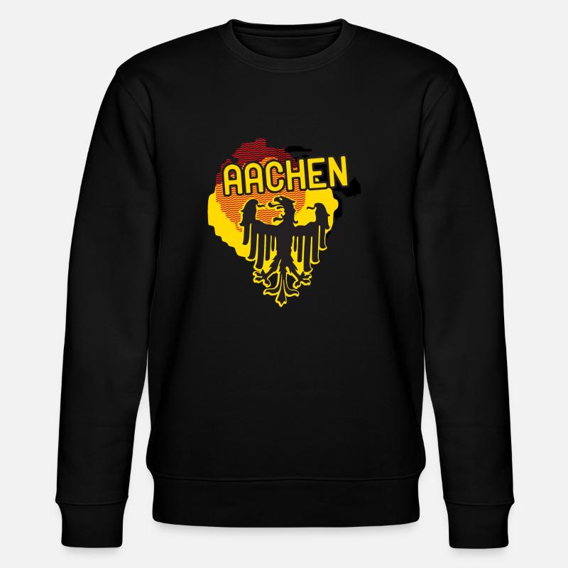 Aachener Wappen - Stanley/Stella Unisex Bio-Sweatshirt CHANGER  - Schwarz