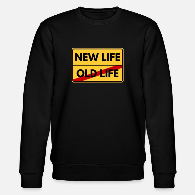 NEW LIFE - - Stanley/Stella Unisex Bio-Sweatshirt CHANGER  - Schwarz