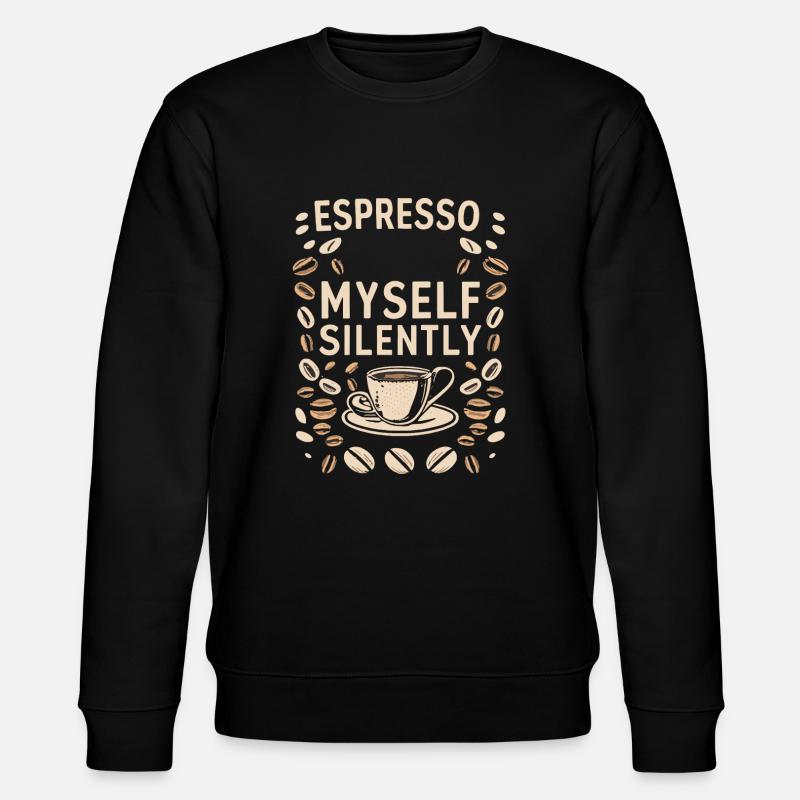 Espresso - Stanley/Stella Unisex Bio-Sweatshirt CHANGER  - Schwarz
