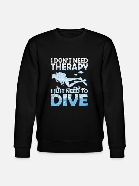 Diver - Stanley/Stella CHANGER Unisex Organic Sweatshirt - black