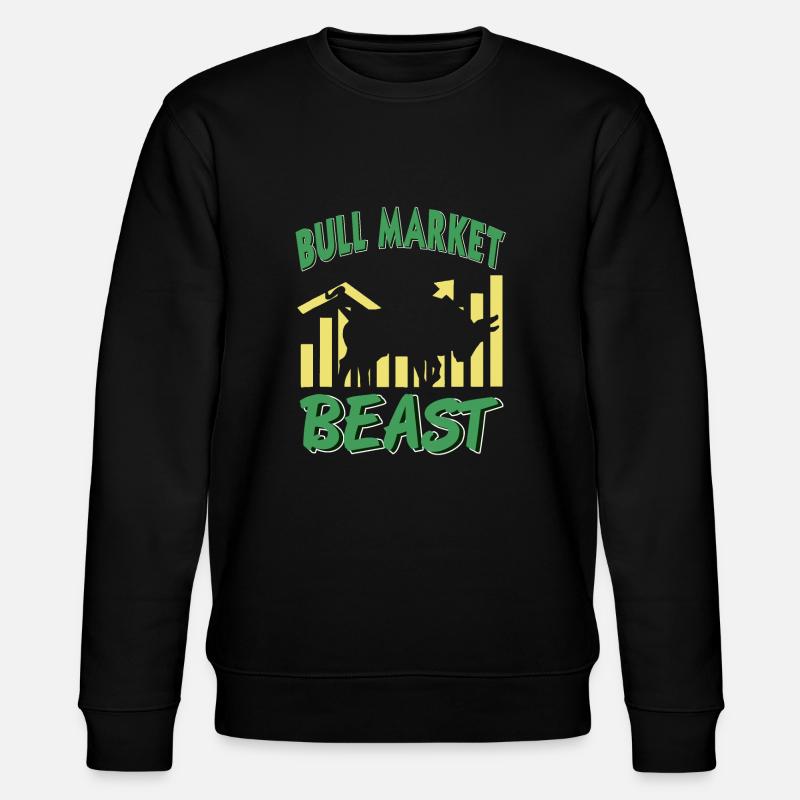 Bête du marché haussier - Sweat bio CHANGER Stanley/Stella Unisexe - noir