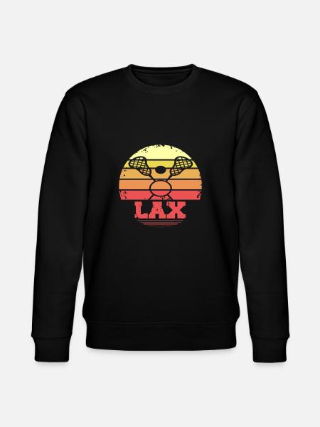 LAX Lacrosse - Stanley/Stella CHANGER Unisex Organic Sweatshirt - black