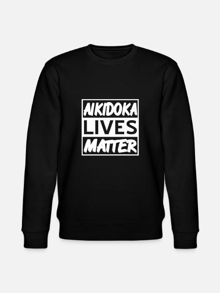 Aikidoka Lives Matter - Stanley/Stella CHANGER Unisex Organic Sweatshirt - black