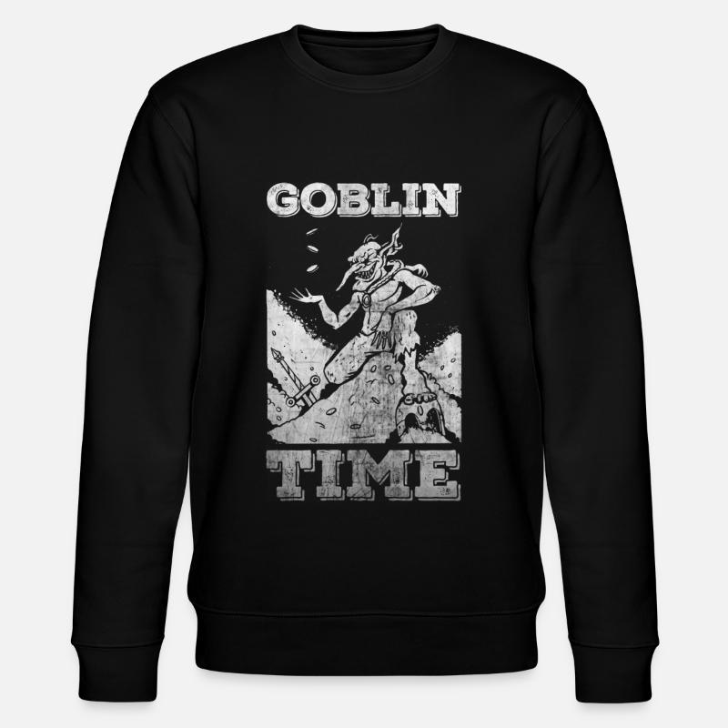 Drôle de créature médiévale Gobelin - Sweat bio CHANGER Stanley/Stella Unisexe - noir