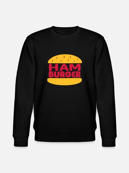 Hamburgers - the original burger! - Stanley/Stella CHANGER Unisex Organic Sweatshirt - black