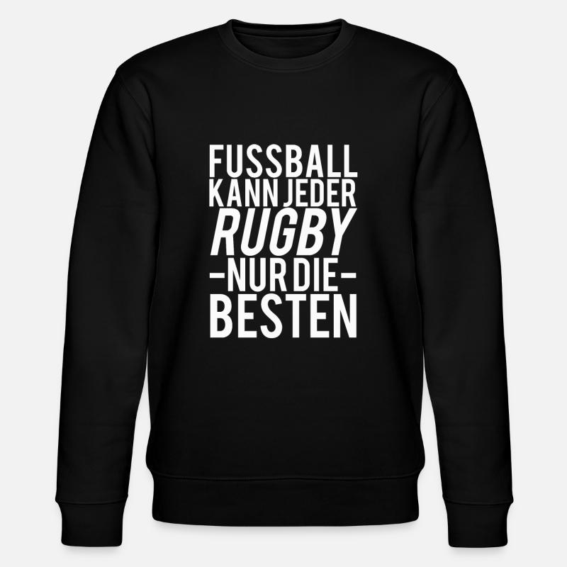 Rugby - Stanley/Stella Unisex Bio-Sweatshirt CHANGER  - Schwarz