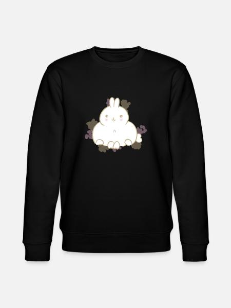 Cute Bunny - Stanley/Stella CHANGER Unisex Organic Sweatshirt - black
