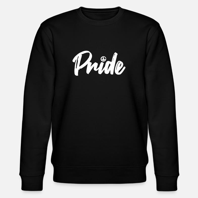 Pride Peace - Stanley/Stella CHANGER Unisex Organic Sweatshirt - black