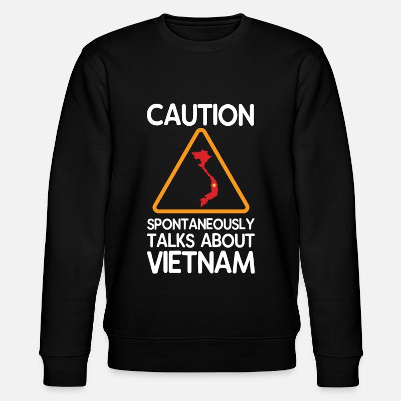 Vietnam - Stanley/Stella Unisex Bio-Sweatshirt CHANGER  - Schwarz
