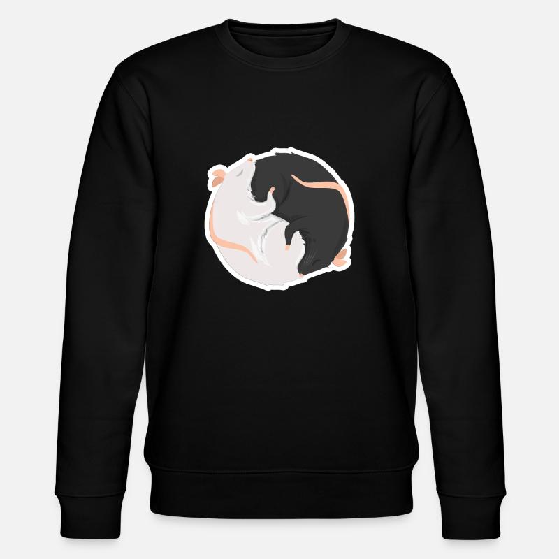 Rats gift - Stanley/Stella CHANGER Unisex Organic Sweatshirt - black