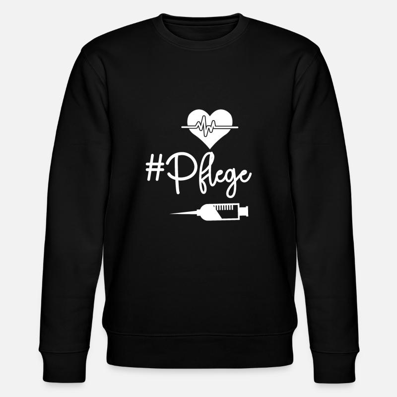 Pflege - Stanley/Stella Unisex Bio-Sweatshirt CHANGER  - Schwarz