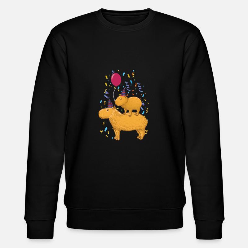 Anniversaire de Capybara - Sweat bio CHANGER Stanley/Stella Unisexe - noir