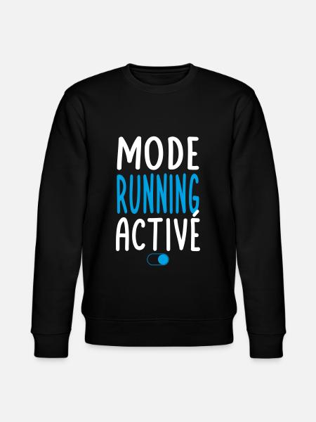 Mode Running activé - Idée cadeau - Sweat bio CHANGER Stanley/Stella Unisexe - noir