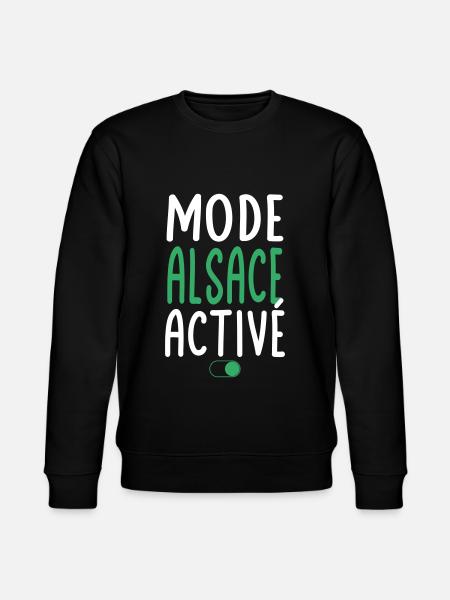 Mode Alsace Activé - Idée Cadeau - Sweat bio CHANGER Stanley/Stella Unisexe - noir