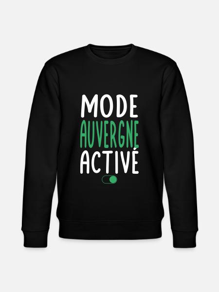 Mode Auvergne Activé - Idée Cadeau - Sweat bio CHANGER Stanley/Stella Unisexe - noir