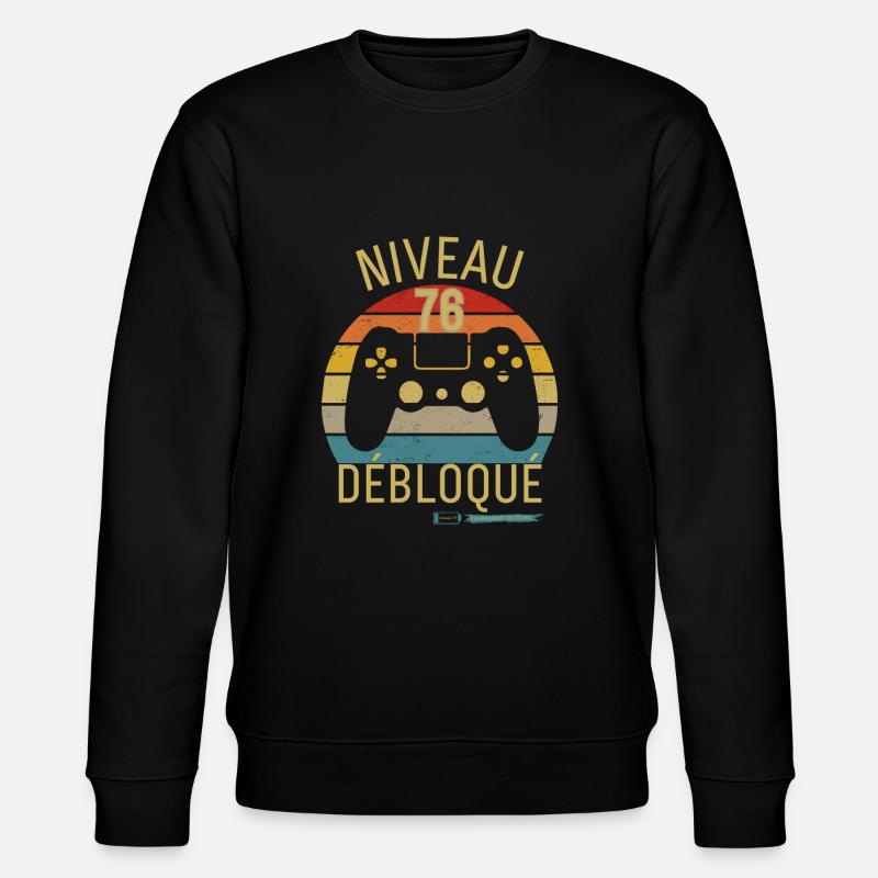 NIVEAU 76 DÉBLOQUÉ - Sweat bio CHANGER Stanley/Stella Unisexe - noir