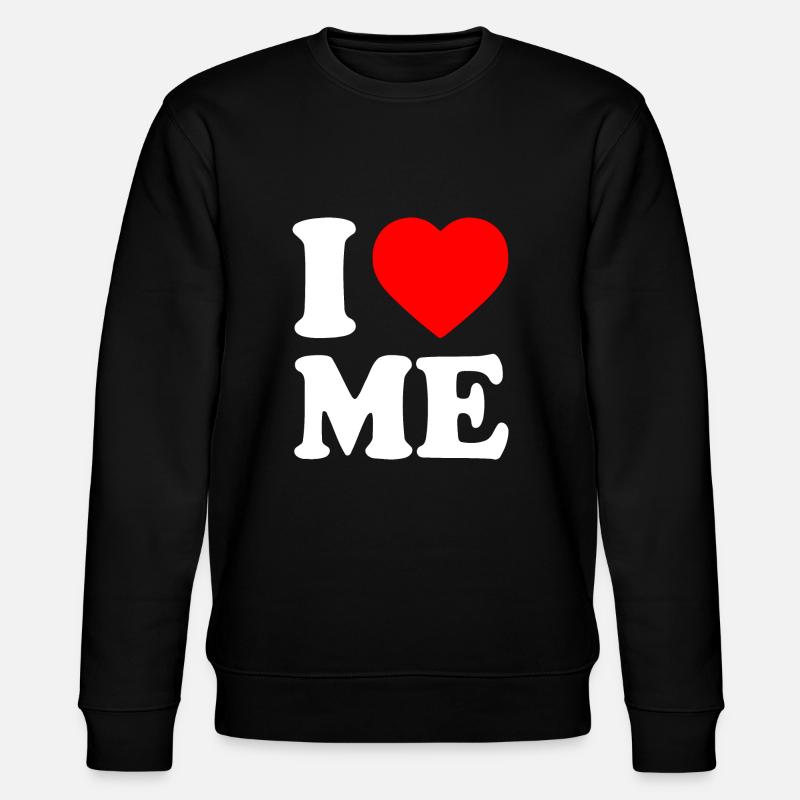 I love me - Stanley/Stella Unisex Bio-Sweatshirt CHANGER - Schwarz