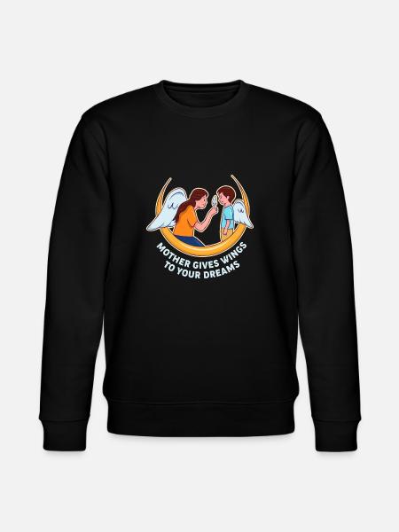 Mother's Day Dreams Design - Stanley/Stella CHANGER Unisex Organic Sweatshirt - black