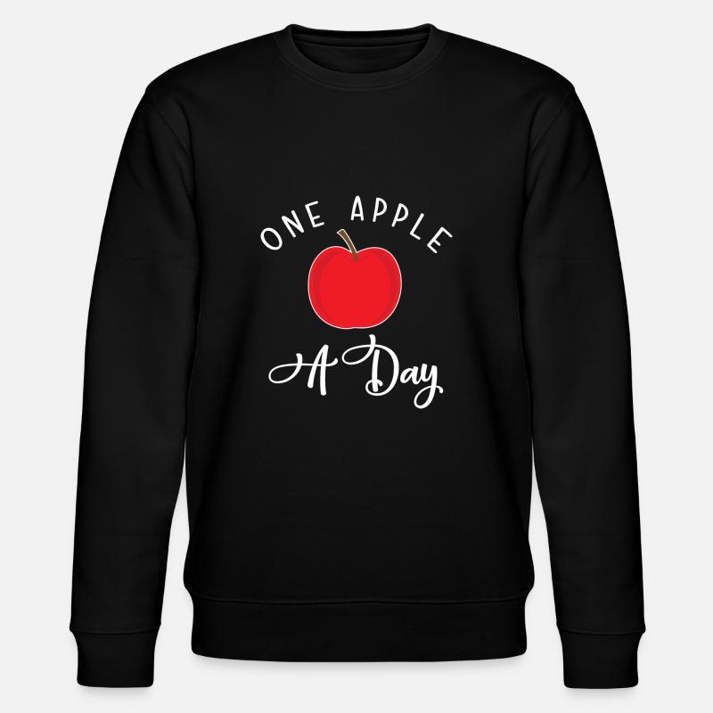 Une pomme par jour - Sweat bio CHANGER Stanley/Stella Unisexe - noir