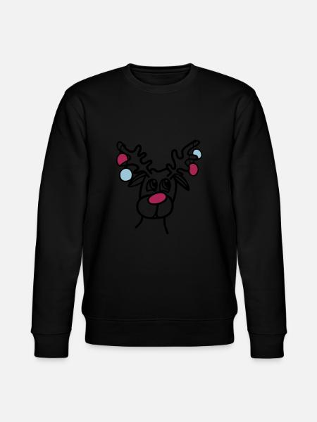 Reindeer - Stanley/Stella CHANGER Unisex Organic Sweatshirt - black
