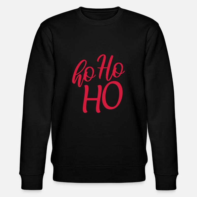 Ho Ho Ho - Stanley/Stella Unisex Bio-Sweatshirt CHANGER  - Schwarz