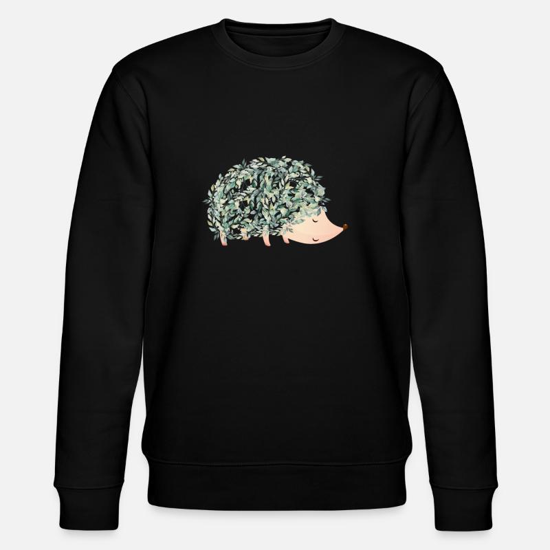 Hedgehog - Stanley/Stella CHANGER Unisex Organic Sweatshirt - black