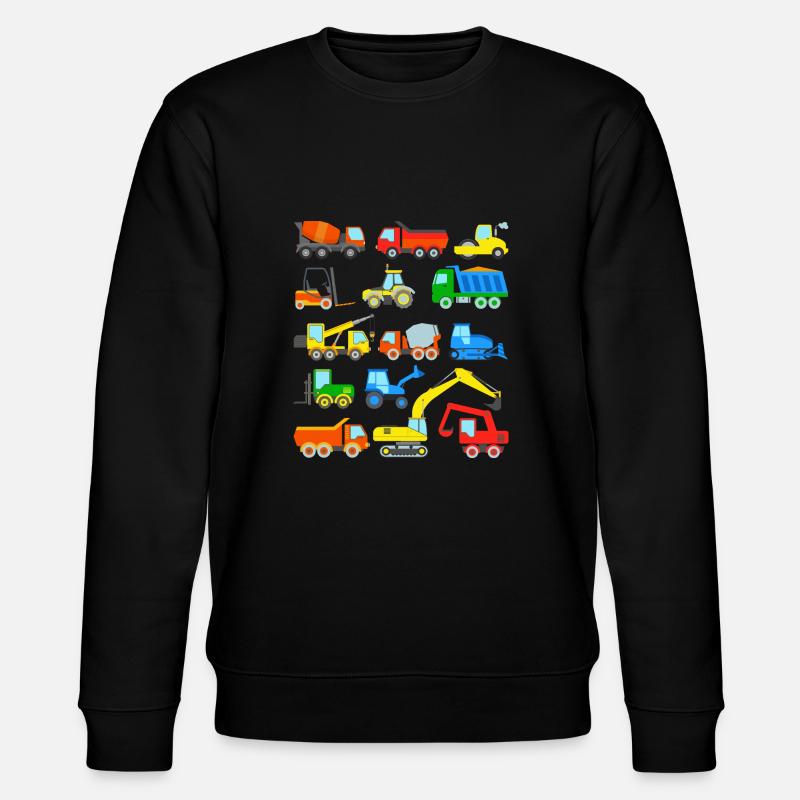 Chantiers Véhicules Pelles - Sweat bio CHANGER Stanley/Stella Unisexe - noir