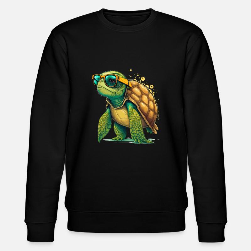 Tortue ancienne - Sweat bio CHANGER Stanley/Stella Unisexe - noir