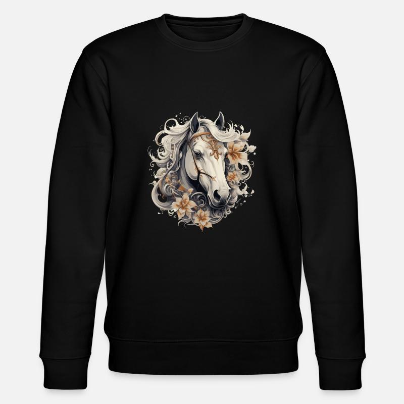 Rêve de cheval - Sweat bio CHANGER Stanley/Stella Unisexe - noir