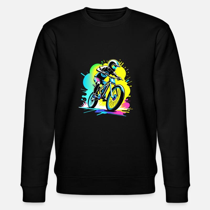 bmx - velo cyclisme - Sweat bio CHANGER Stanley/Stella Unisexe - noir