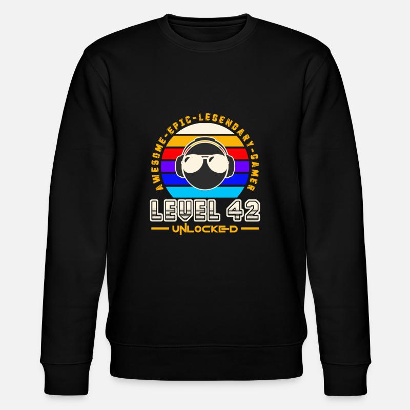 Level 42 - Sweat bio CHANGER Stanley/Stella Unisexe - noir