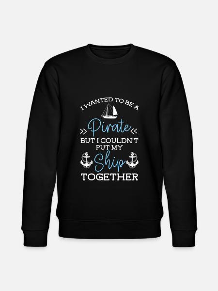 Ship Boat Skipper Cruise - Stanley/Stella CHANGER Unisex Organic Sweatshirt - black