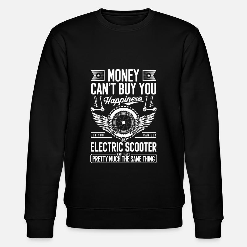 E-Scooter E-Bike E-Roller Hybride - Sweat bio CHANGER Stanley/Stella Unisexe - noir