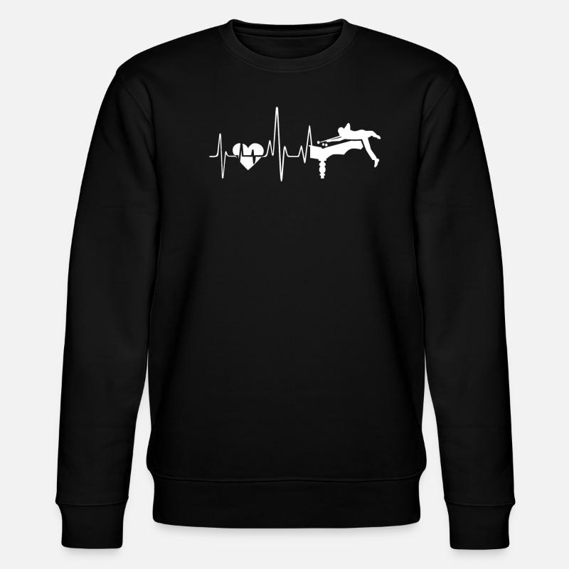 Billard Billard Heartbeat - Sweat bio CHANGER Stanley/Stella Unisexe - noir