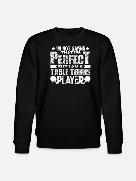 Table Tennis I am A - Stanley/Stella CHANGER Unisex Organic Sweatshirt - black