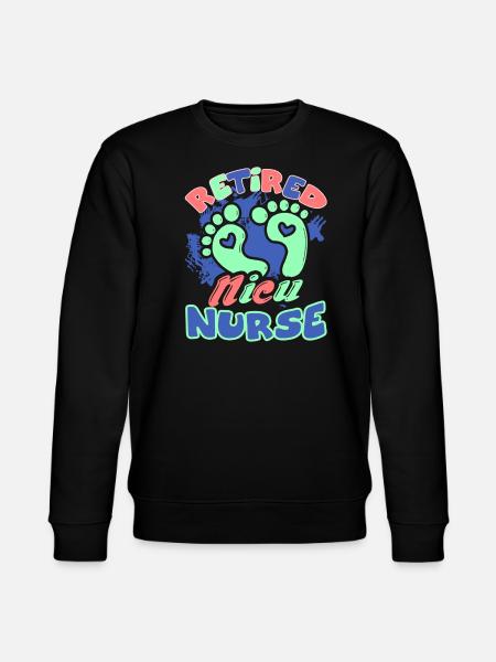 Retired Nicu Nurse - Stanley/Stella CHANGER Unisex Organic Sweatshirt - black