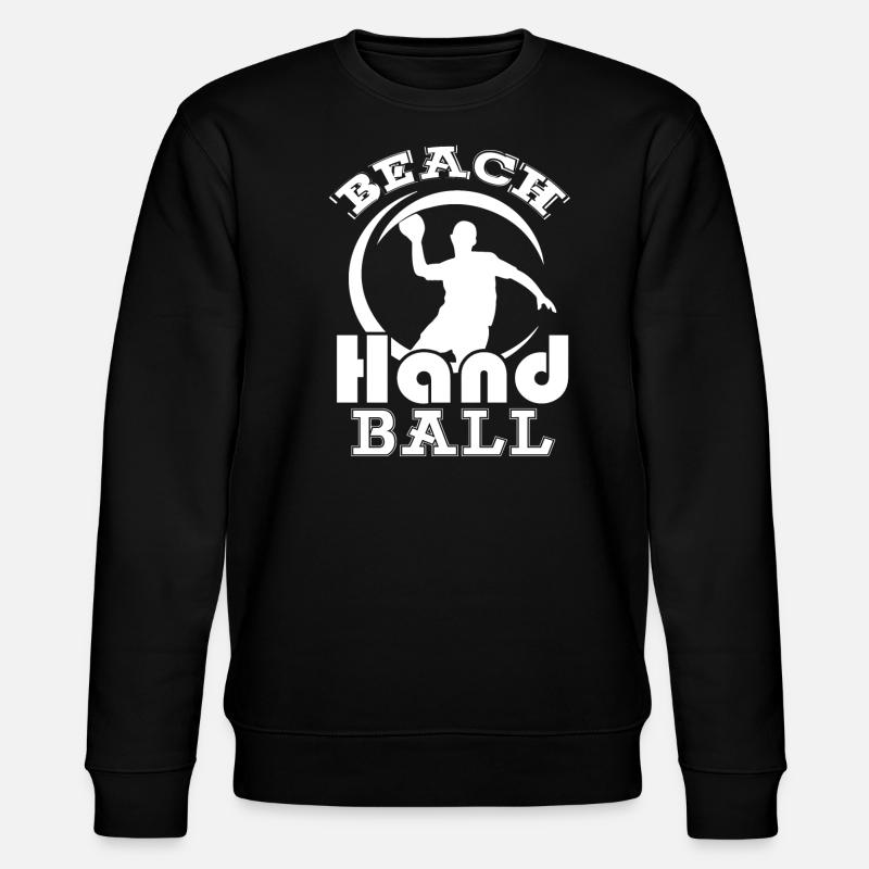 Funny Beach Handball - Stanley/Stella CHANGER Unisex Organic Sweatshirt - black