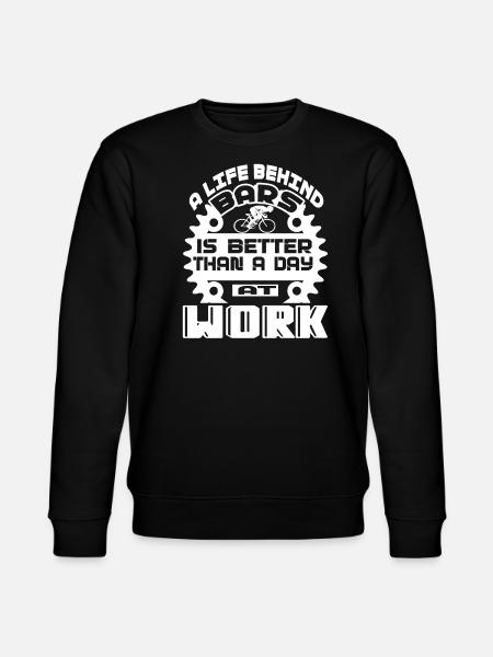 Bicycle Bicycle A Life Behind Bars - Stanley/Stella CHANGER Unisex Organic Sweatshirt - black
