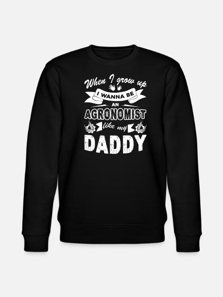 Agronomist Agronomist Like Daddy - Stanley/Stella CHANGER Unisex Organic Sweatshirt - black