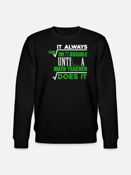 Pi Day Funny Pi Day - Stanley/Stella CHANGER Unisex Organic Sweatshirt - black